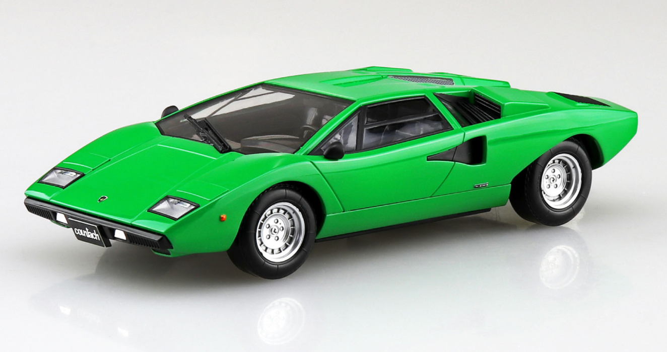 Aoshima 06536 1/32 The Snap Kit #20-D Green Lamborghini Countach LP400
