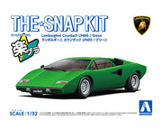 Aoshima 06536 1/32 The Snap Kit #20-D Green Lamborghini Countach LP400