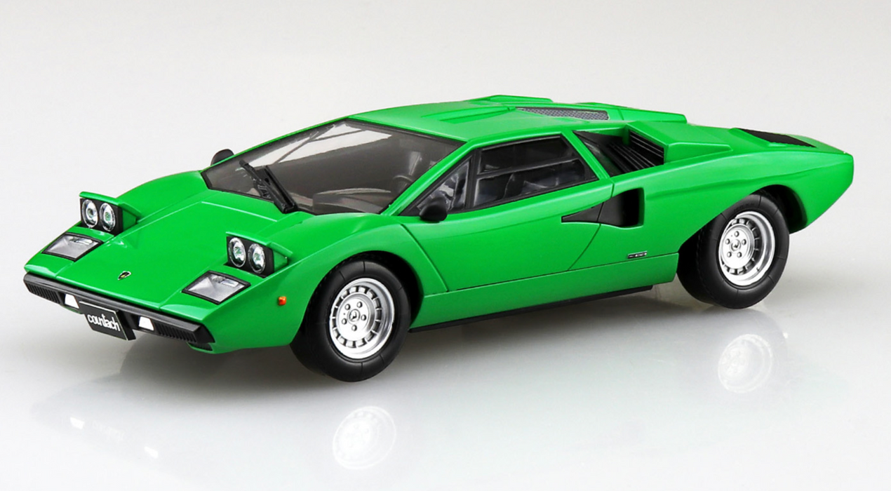 Aoshima 06536 1/32 The Snap Kit #20-D Green Lamborghini Countach LP400