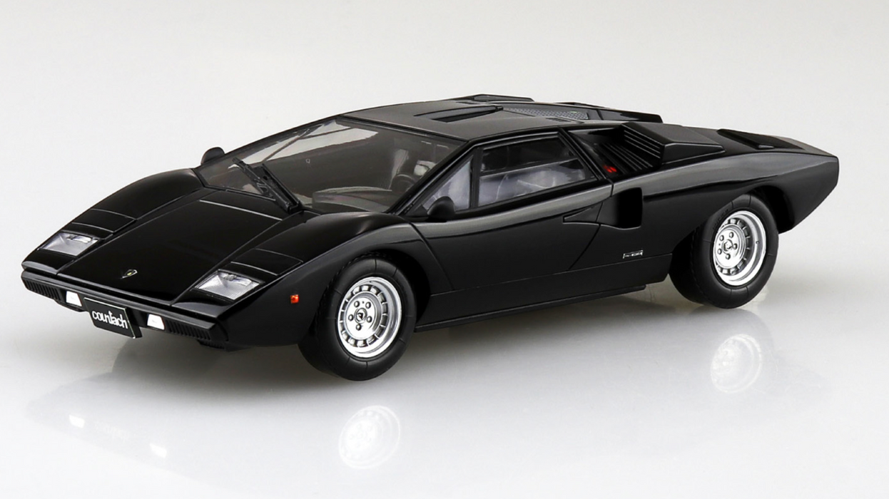 Aoshima 06538 1/32 The Snap Kit #20-F Black Lamborghini Countach LP400