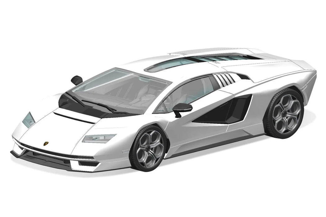 Aoshima 06539 1/32 The Snap Kit #19-A White Lamborghini Countach LPI 800-4