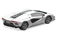 Aoshima 06539 1/32 The Snap Kit #19-A White Lamborghini Countach LPI 800-4