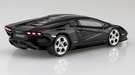 Aoshima 06542 1/32 The Snap Kit #19-D Black Lamborghini Countach LPI 800-4