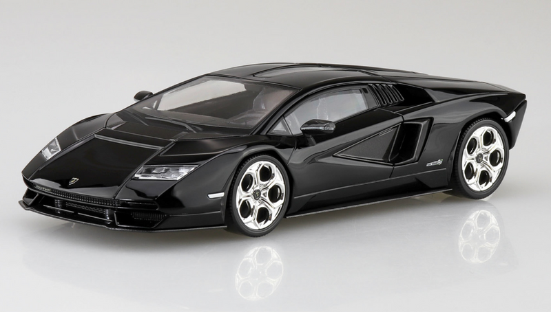 Aoshima 06542 1/32 The Snap Kit #19-D Black Lamborghini Countach LPI 800-4