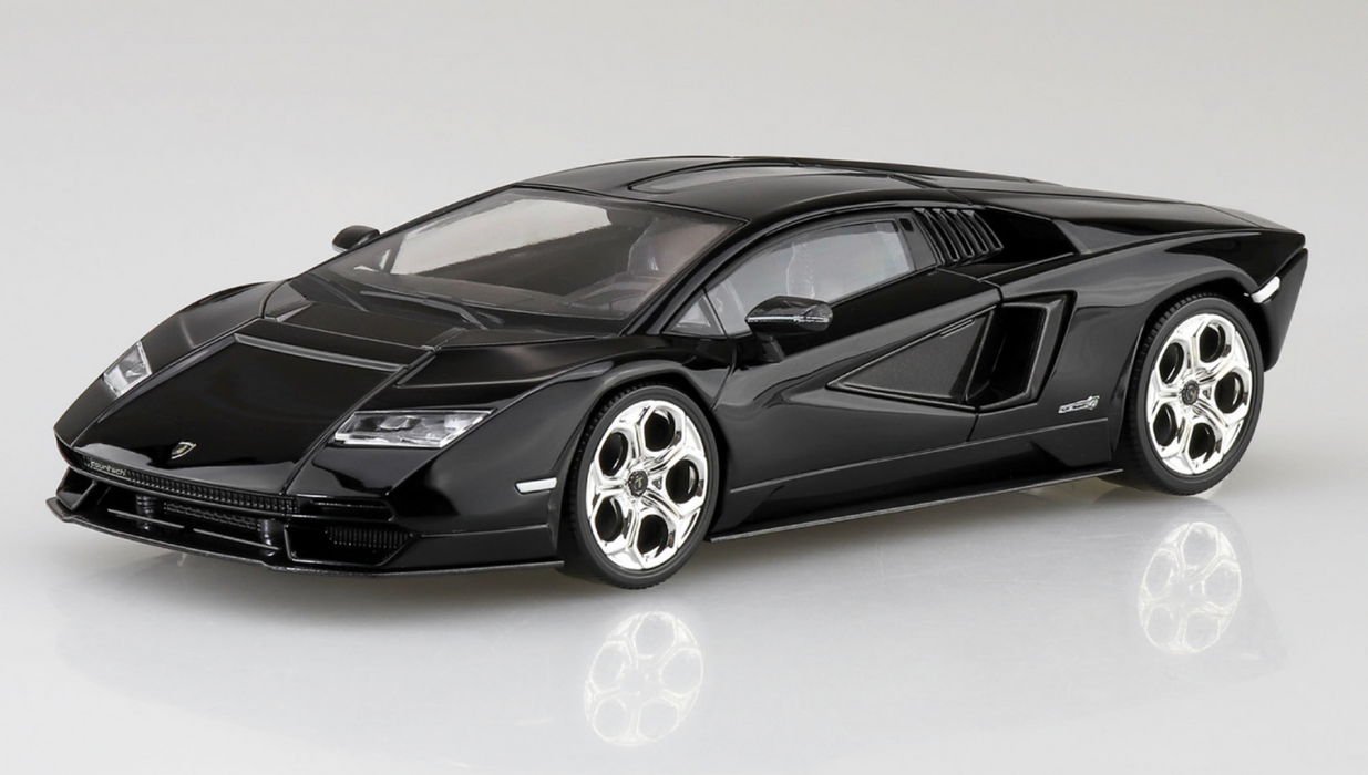 Aoshima 06542 1/32 The Snap Kit #19-D Black Lamborghini Countach LPI 800-4