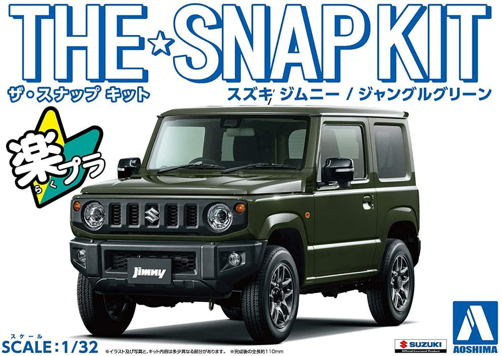 Aoshima 06678 1/32 The Snap Kit #08-SP1 Jungle Green Suzuki Jimny Custom