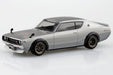 Aoshima 06682 1/32 The Snap Kit #18-SP1 Silver Nissan C110 Skyline GT-R