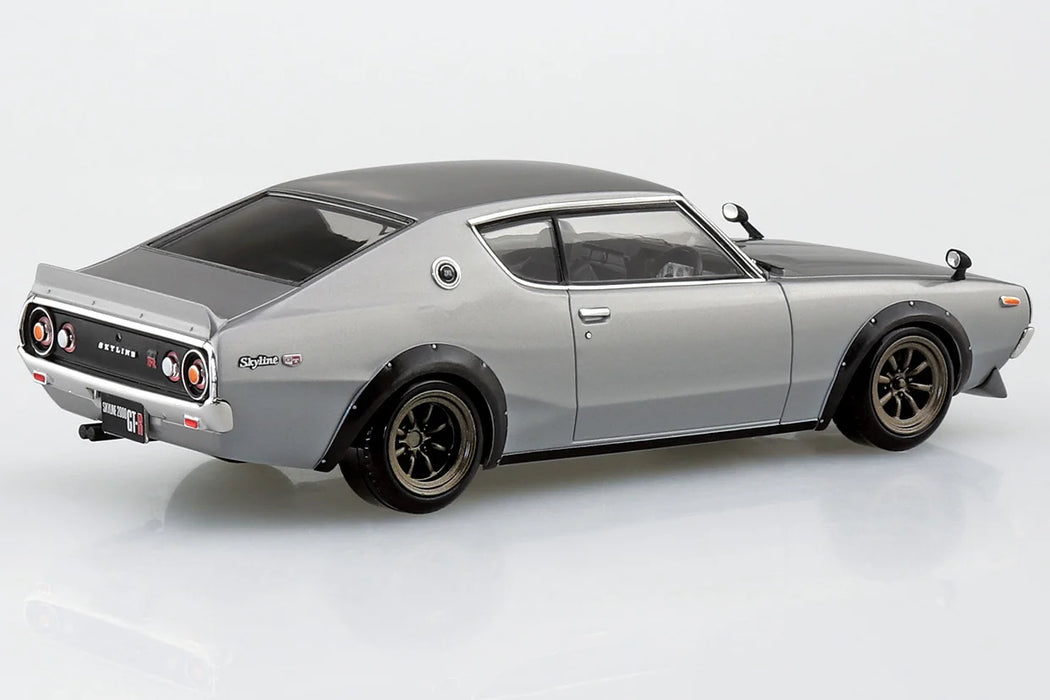 Aoshima 06682 1/32 The Snap Kit #18-SP1 Silver Nissan C110 Skyline GT-R