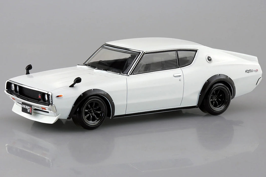 Aoshima 06683 1/32 The Snap Kit #18-SP2 White Nissan C110 Skyline GT-R