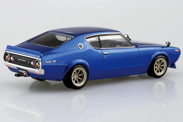 Aoshima 06689 1/32 The Snap Kit #18-SP4 Metallic Blue Nissan C110 Skyline GT-R