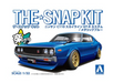Aoshima 06689 1/32 The Snap Kit #18-SP4 Metallic Blue Nissan C110 Skyline GT-R