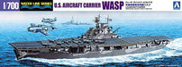 Aoshima 10341 1/700 USS Wasp Aircraft Carrier Waterline Model Ship Kit