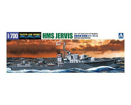 Aoshima 57667 1/700 HMS Jervis Destroyer Waterline Model Kit