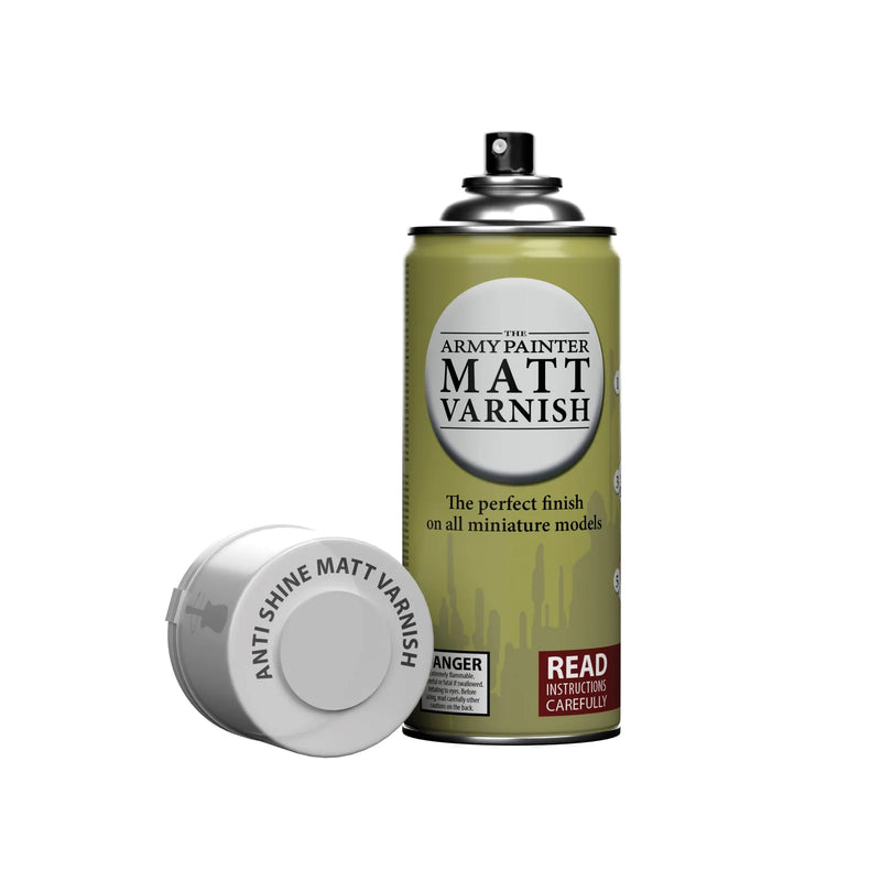 The Army Painter CP3003S Colour Primer: Anti-Shine Matt Varnish Acrylic 400ml Spray