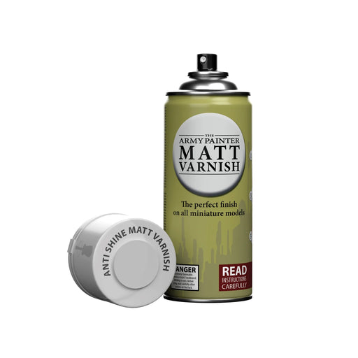 The Army Painter CP3003S Colour Primer: Anti-Shine Matt Varnish Acrylic 400ml Spray