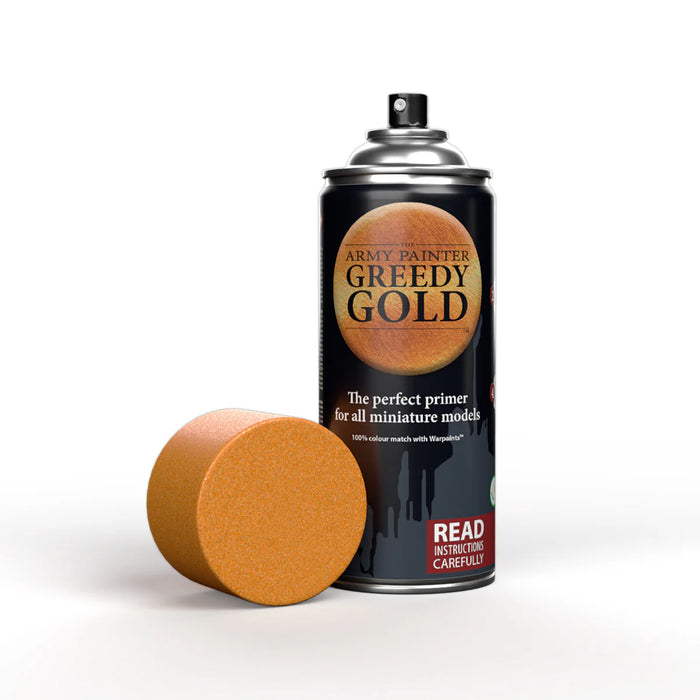 The Army Painter CP3028S Colour Primer: Greedy Gold 400ml Spray
