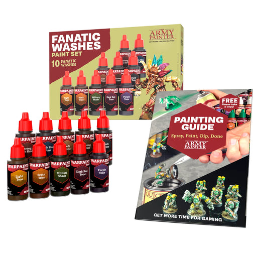 The Army Painter WP8068P Acrylic Warpaints Fanatic: Washes Paint Set