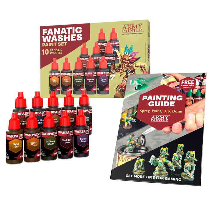 The Army Painter WP8068P Acrylic Warpaints Fanatic: Washes Paint Set