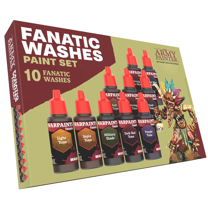 The Army Painter WP8068P Acrylic Warpaints Fanatic: Washes Paint Set