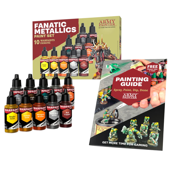 The Army Painter WP8069P Acrylic Warpaints Fanatic: Metallics Paint Set