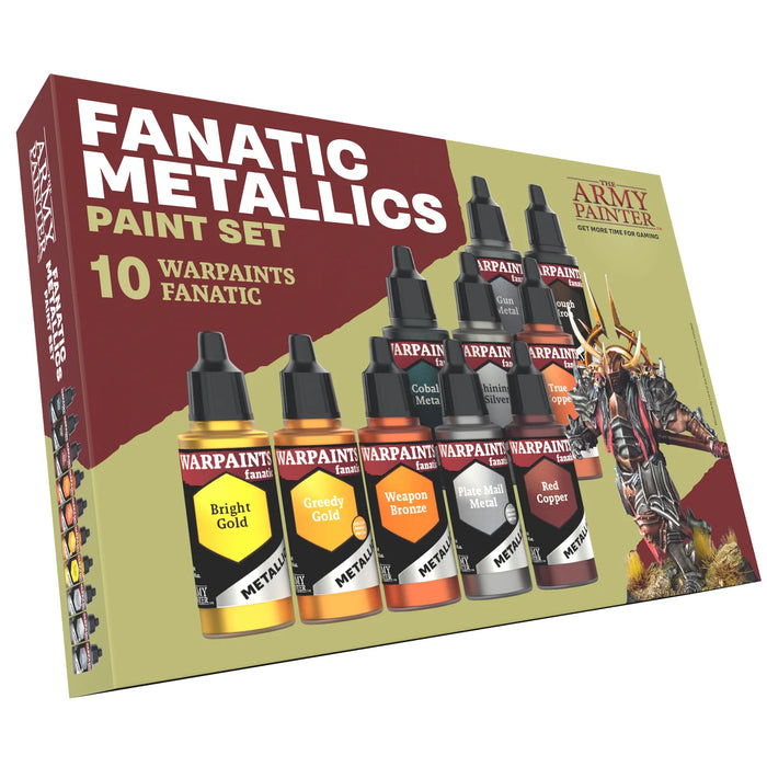 The Army Painter WP8069P Acrylic Warpaints Fanatic: Metallics Paint Set