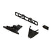 ARRMA 1577 Black Lower Skid and Bumper Set 1/10 Fury 2wd Short Course Truck