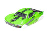 ARRMA 1584 Green Painted and trimmed body for 1/10 Fury 2wd Short Course Truck