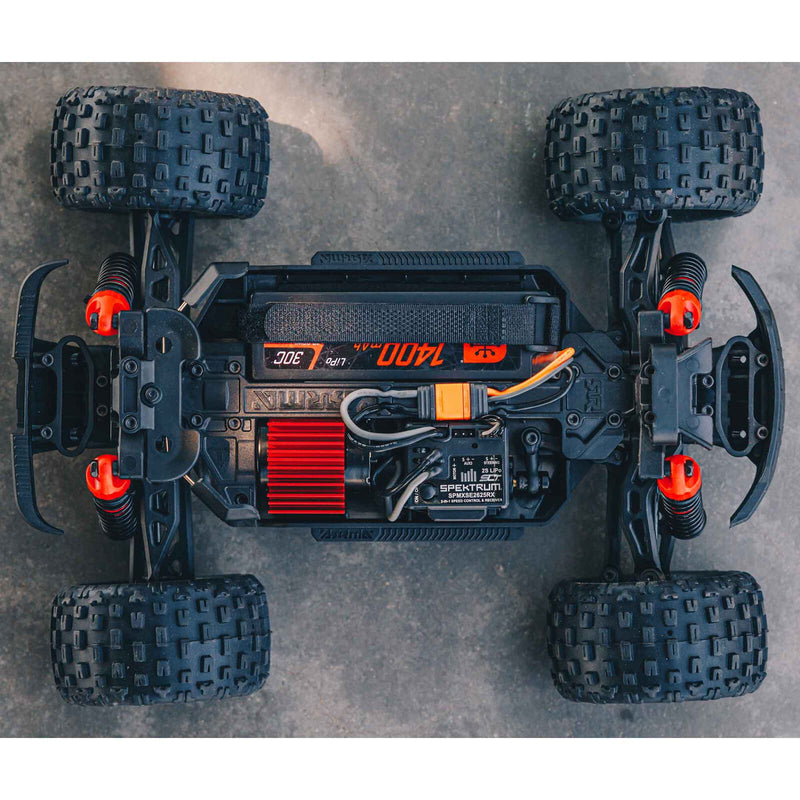ARRMA ARA2102T2 GRANITE GROM 4x4 SMART Small Scale Monster Truck - Red