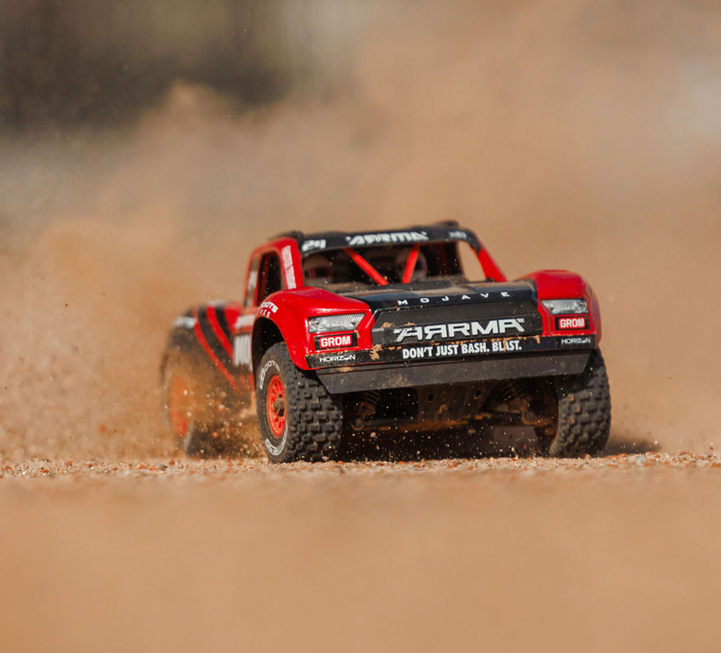 ARRMA ARA2104T1 MOJAVE GROM 4x4 SMART Small Scale Desert Truck (Red/Black)