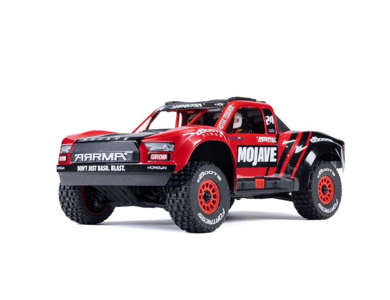 ARRMA ARA2104T1 MOJAVE GROM 4x4 SMART Small Scale Desert Truck (Red/Black)