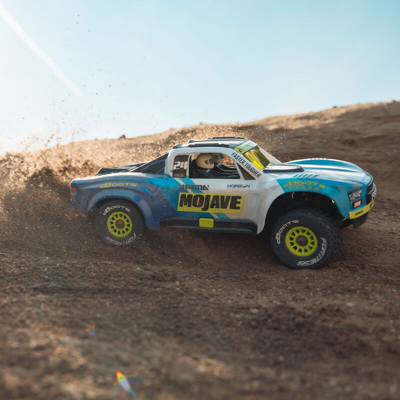 ARRMA ARA2104T2 MOJAVE GROM 4x4 SMART Small Scale Desert Truck Blue/White