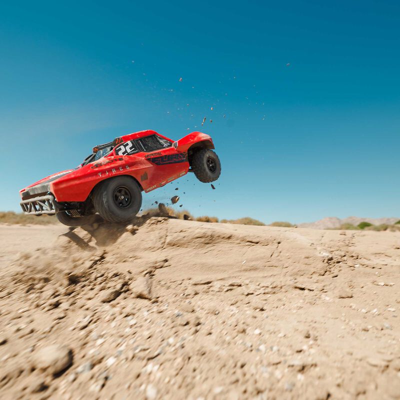 Arrma ARA3221ST1 FURY 1/10 RTR 2WD SHORT COURSE Truck Combo -RED
