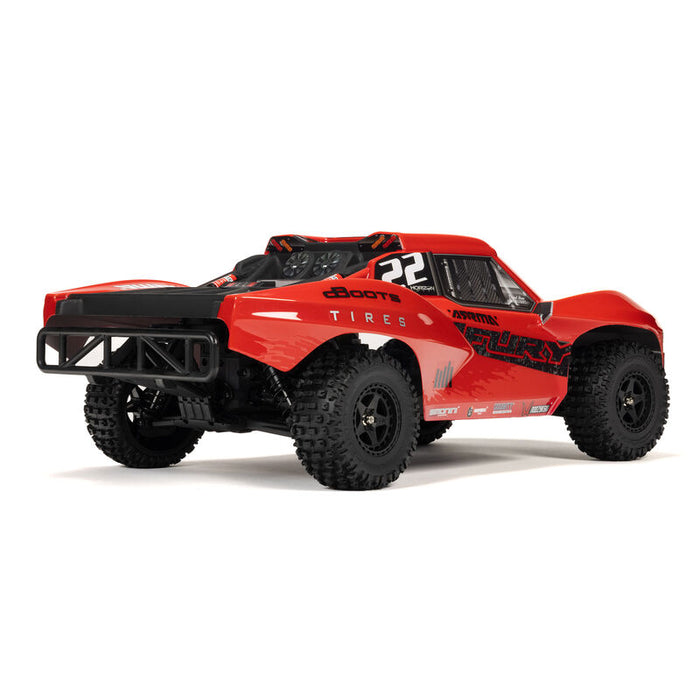 Arrma ARA3221ST1 FURY 1/10 RTR 2WD SHORT COURSE Truck Combo -RED