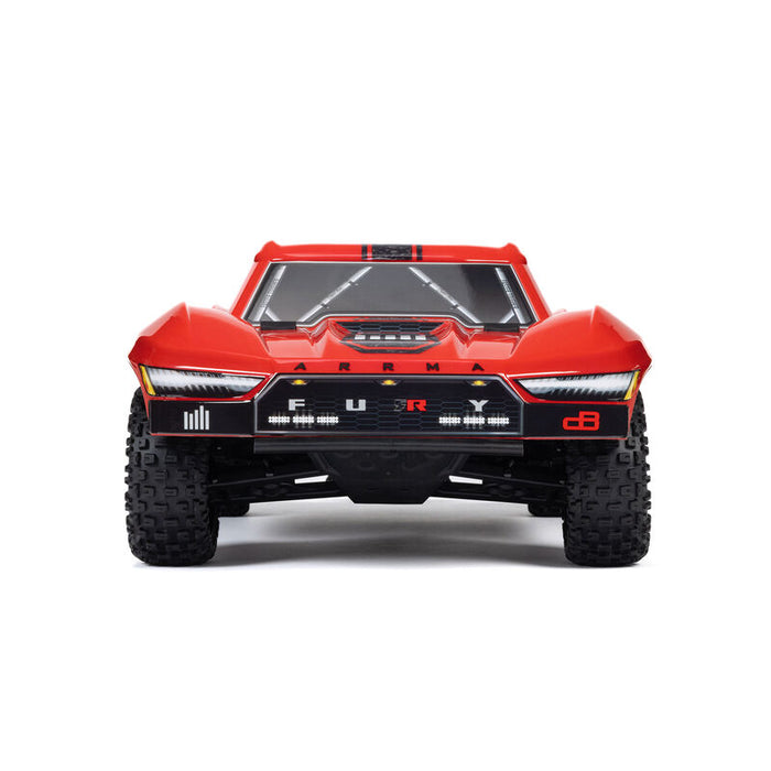 Arrma ARA3221ST1 FURY 1/10 RTR 2WD SHORT COURSE Truck Combo -RED
