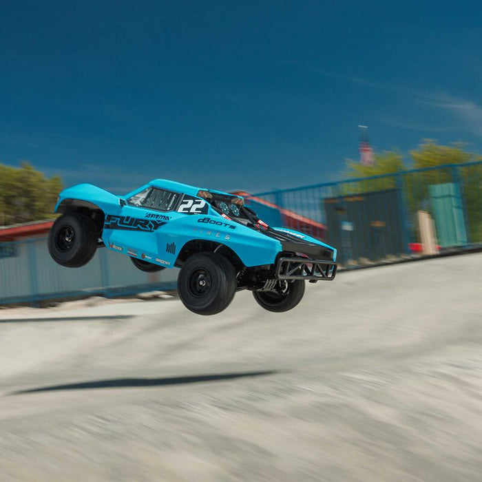 Arrma ARA3221ST2 FURY 1/10 RTR 2WD SHORT COURSE Truck Combo -BLUE