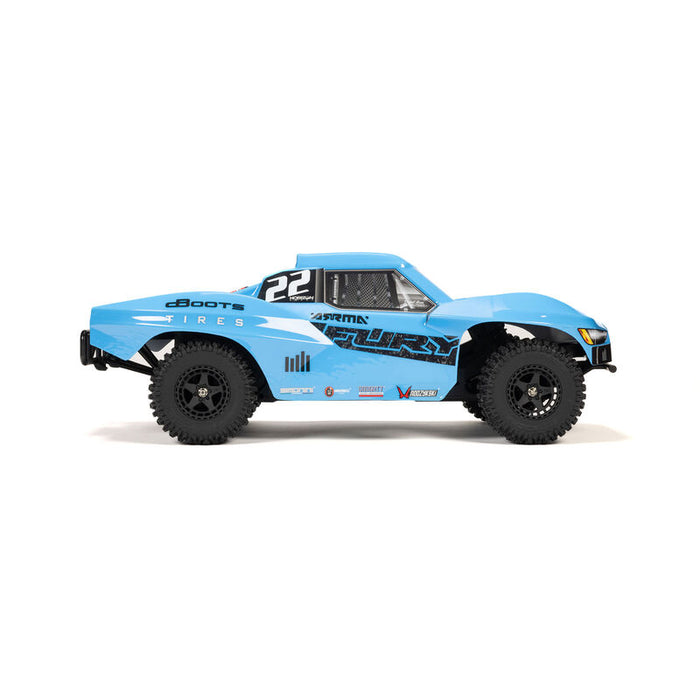 Arrma ARA3221ST2 FURY 1/10 RTR 2WD SHORT COURSE Truck Combo -BLUE