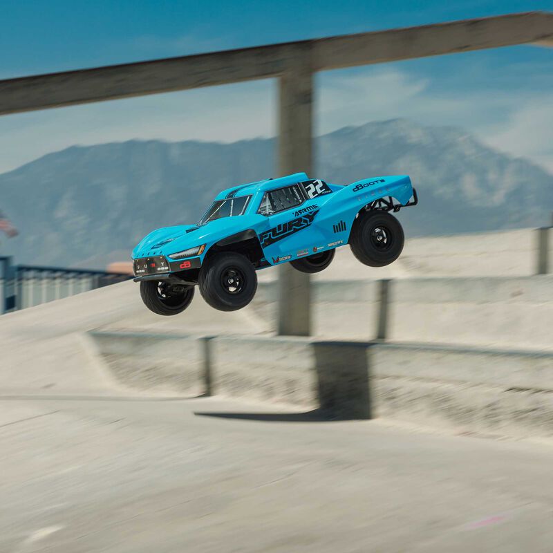 Arrma ARA3221ST2 FURY 1/10 RTR 2WD SHORT COURSE Truck Combo -BLUE