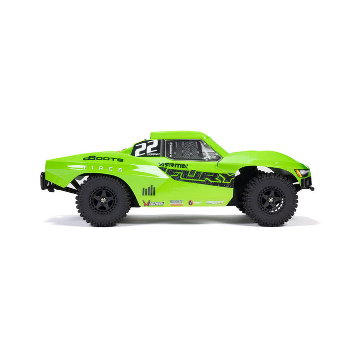 Arrma ARA3221T1 FURY 1/10 RTR 2WD SHORT COURSE Truck GREEN
