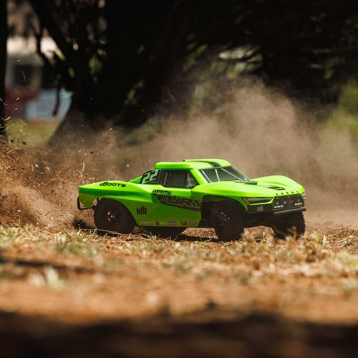 Arrma ARA3221T1 FURY 1/10 RTR 2WD SHORT COURSE Truck GREEN