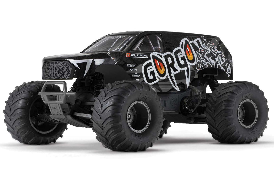 Arrma ARA3230SKT1 GORGON™ 1/10 RTA Kit 2WD Monster Truck Combo - Gunmetal