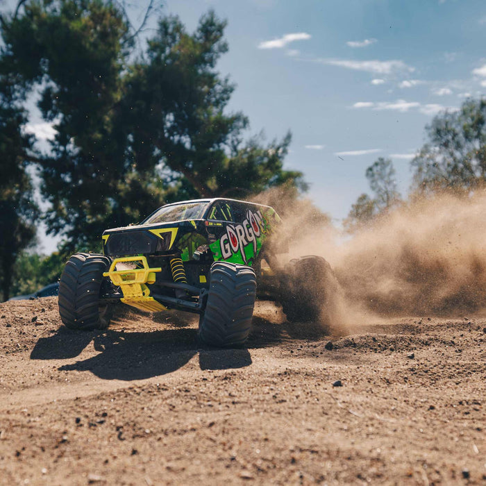 Arrma ARA3230ST1 GORGON™ 1/10 RTR 2WD Monster Truck Combo - Yellow