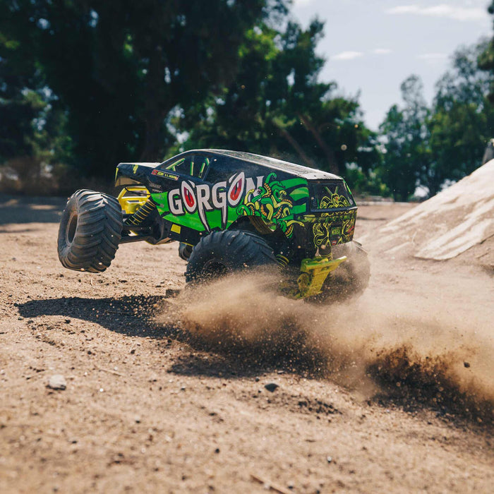 Arrma ARA3230ST1 GORGON™ 1/10 RTR 2WD Monster Truck Combo - Yellow