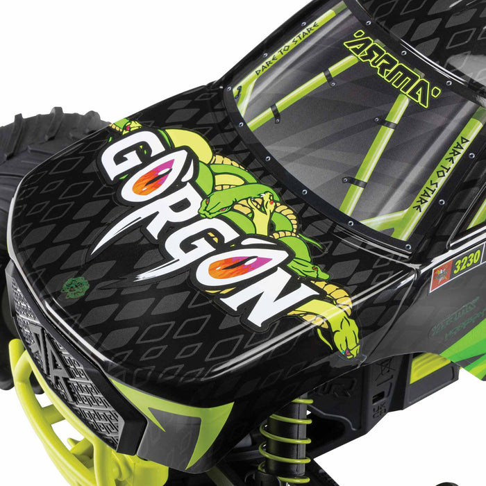 Arrma ARA3230ST1 GORGON™ 1/10 RTR 2WD Monster Truck Combo - Yellow