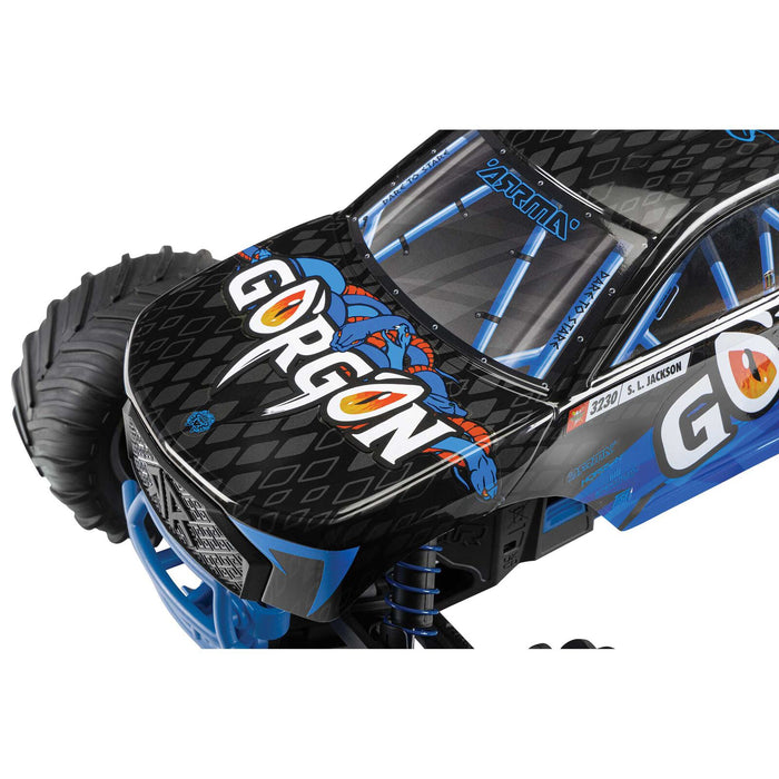Arrma ARA3230T1 GORGON™ 1/10 RTR 2WD Monster Truck - Blue