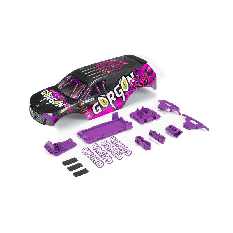 Arrma ARA402350 Purple Painted and Decaled Body Set for GORGON