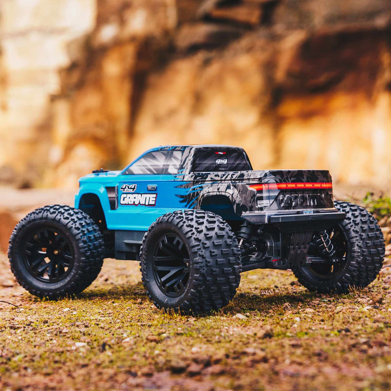 ARRMA ARA4202XV3T1 GRANITE 4x4 MEGA 1/10 Monster Truck - Blue