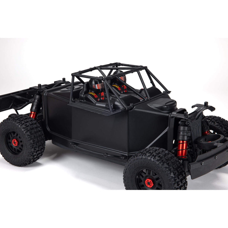 ARRMA ARA4404T1 1/8th MOJAVE 4S BLX Desert Truck - White/Red