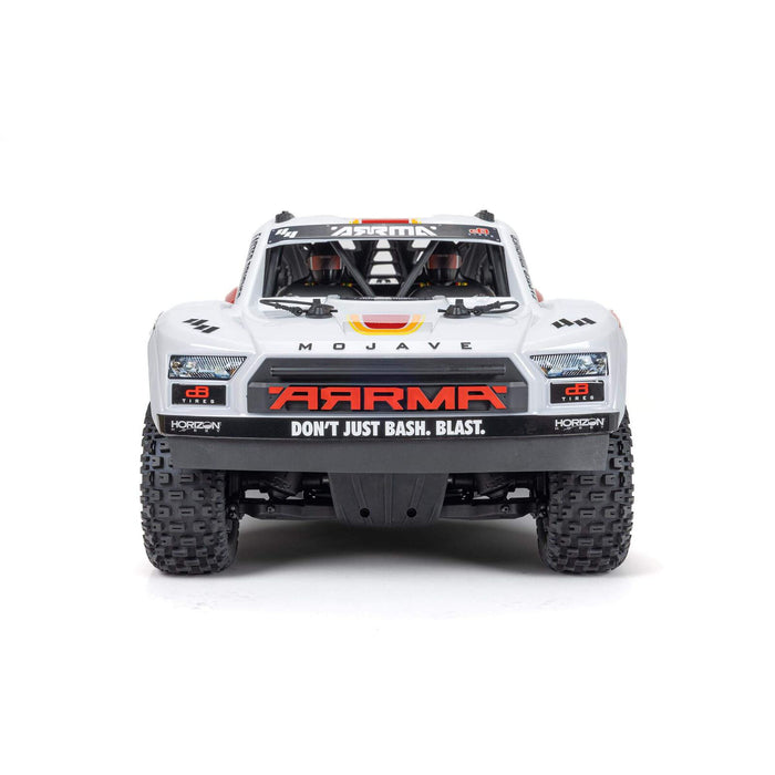 ARRMA ARA4404T1 1/8th MOJAVE 4S BLX Desert Truck - White/Red