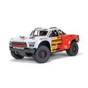 ARRMA ARA4404T1 1/8th MOJAVE 4S BLX Desert Truck - White/Red