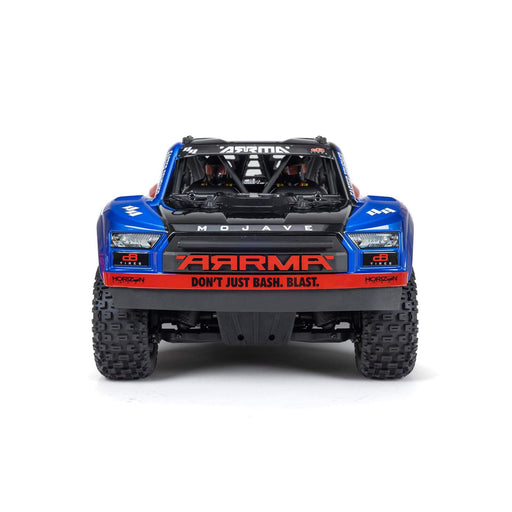 ARRMA ARA4404T2 1/8th MOJAVE 4S BLX Desert Truck - Blue/Red